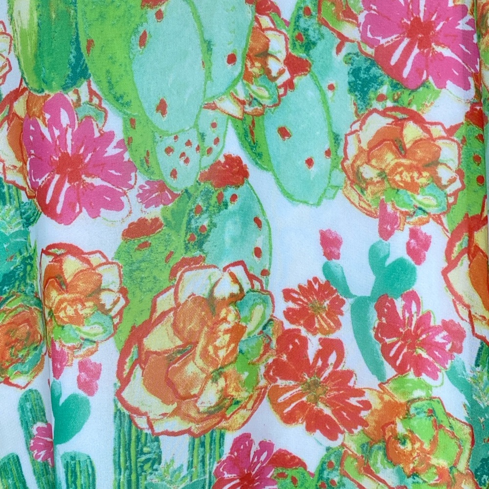 Show Me Your MuMu Circus Mini Dress Loose Cactus Cooler Pink Green Sz Small VGC - Picture 3 of 9